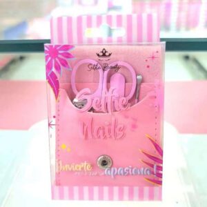 kit Selfie Nail - cuidado de uñas en estuche pastel