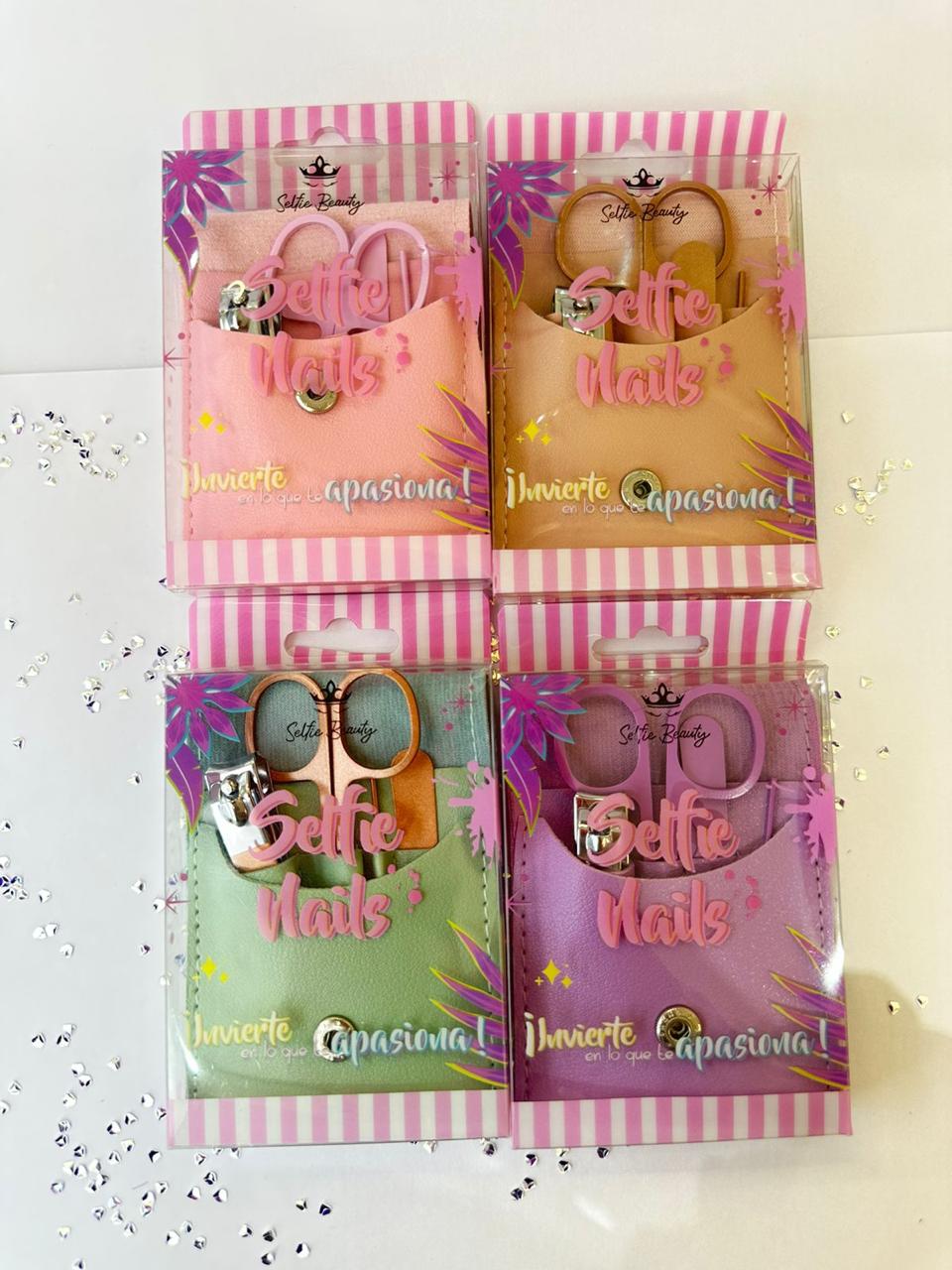 kit Selfie Nail - cuidado de uñas en estuche pastel - Image 2